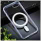 Mobigear Crystal Coque Transparente iPhone SE (2022) MagSafe Coque arrière Rigide - Transparent