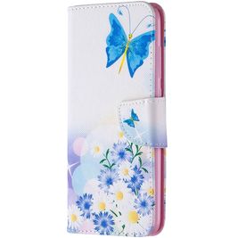 Mobigear Design Housse Xiaomi Redmi Note 9 Etui Porte-Monnaie - Papillon