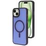 Mobiparts Hardcover Coque iPhone 15 Plus MagSafe Coque arrière Rigide - Satin Purple