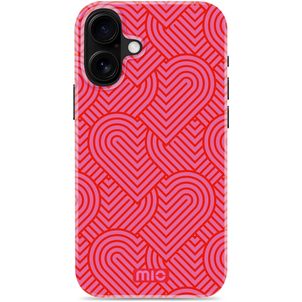 MIO Coque iPhone 16 Plus MagSafe Coque arrière Rigide - Wild Hearts