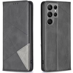Mobigear Rhombus Slim Housse Samsung Galaxy S25 Ultra Etui - Noir