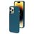 Mobiparts Coque iPhone 14 Pro Max Coque arrière en Silicone - Blueberry Blue