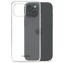 Mobilize Gelly Coque Transparente iPhone 15 Coque arrière en TPU Souple - Transparent