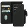 Mobiparts Samsung Galaxy S24 MagSafe Coque Cuir véritable Étui 2en1 avec coque amovible Portefeuille - Noir