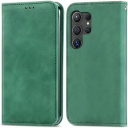 Mobigear Retro Slim Housse Samsung Galaxy S25 Ultra Etui Porte-Monnaie - Vert