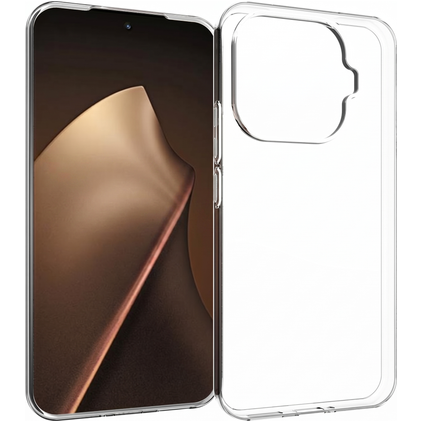 Mobigear Basics Coque Transparente Xiaomi 15T Pro Coque arrière en TPU Souple - Transparent
