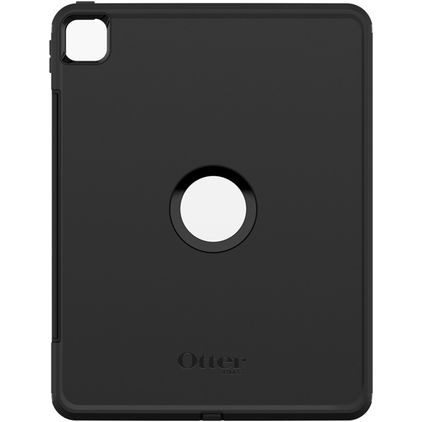 Otterbox Defender Coque iPad Pro 13 Pouces (2024) Coque Arrière Rigide Antichoc + Support Amovible - Noir