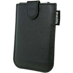 Valenta Card Pocket Slide - Porte Cartes en en Cuir véritable - 5 Cartes - Noir
