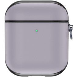 Valenta Snap Coque Cuir véritable pour Apple AirPods 2 - Violet