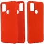 Mobigear Rubber Touch Coque Samsung Galaxy M51 Coque arrière en Silicone - Rouge