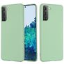 Mobigear Rubber Touch Coque Samsung Galaxy S21 Coque arrière en Silicone - Vert