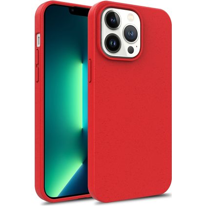 Mobigear Bio Coque iPhone 15 Pro Max Coque arrière en Eco-Friendly - Rouge
