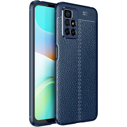 Mobigear Luxury Coque Xiaomi Redmi 10 4G Coque arrière en TPU Souple - Bleu