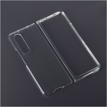 Mobigear Crystal Coque Transparente Samsung Galaxy Z Fold 3 Coque arrière Rigide - Transparent
