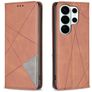 Mobigear Rhombus Slim Housse Samsung Galaxy S26 Ultra Etui - Marron