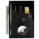 Valenta AirTag RFID - Porte Cartes en en Cuir véritable - 8 Cartes - Noir