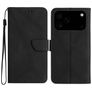 Mobigear Stitch Housse iPhone 17 Pro Max Etui Porte-Monnaie - Noir