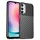 Mobigear Groove Coque Samsung Galaxy A24 Coque arrière en TPU Souple - Noir