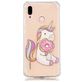 Mobigear Design Coque Huawei P20 Lite (2018) Coque arrière en TPU Souple - Licorne