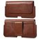 Mobigear Deluxe Belt Étui de ceinture (max 15,7 cm x 7,8 cm) - Pochette ceinture - Holster - Marron