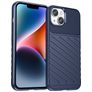 Mobigear Groove Coque iPhone 15 Coque arrière en TPU Souple - Bleu