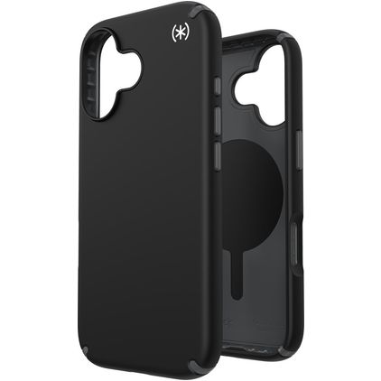 Speck Presidio2 Pro iPhone 17 MagSafe Plastique rigide Coque arrière Antichoc - Noir