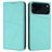 Mobigear Frosted Flip Housse iPhone 17 Pro Etui Porte-Monnaie - Bleu