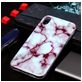 Mobigear Marble Coque iPhone XS Max Coque arrière en TPU Souple - Violet