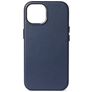 Decoded Coque iPhone 15 MagSafe Coque arrière en Cuir Véritable - Bleu