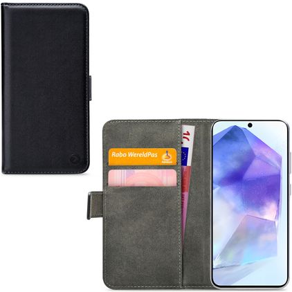 Mobilize Classic Gelly Wallet Samsung Galaxy A55 Étui Portefeuille - Noir