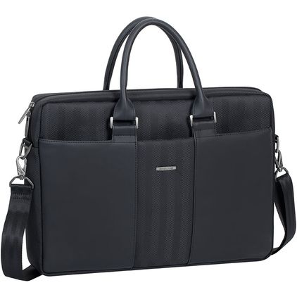 Rivacase Narita Business Sac à bandoulière Ordinateur portable Sacoche ordinateur - Noir
