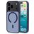 Mobiparts Hardcover iPhone 17 Pro MagSafe Plastique rigide Coque arrière - Satin Blue