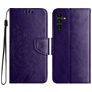 Mobigear Flowers Housse Samsung Galaxy A36 Etui Porte-Monnaie - Violet