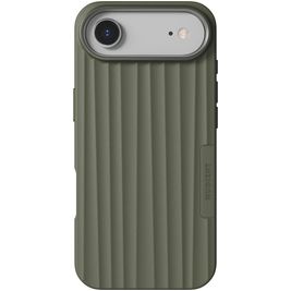 Nudient Bold Coque iPhone Air MagSafe Coque arrière Rigide - Olive Green