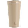 Burga Coffee Mug Mug à Café à Emporter en Acier Inoxydable à Double Paroi - 470 ml - Tan