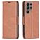 Mobigear Excellent Housse Samsung Galaxy S24 Ultra Etui Porte-Monnaie - Marron