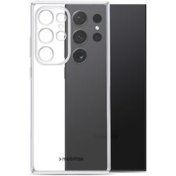 Mobilize Gelly Coque Transparente Samsung Galaxy S24 Ultra Coque arrière en TPU Souple - Transparent