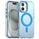 Mobigear Shockproof Coque iPhone 18 MagSafe Coque arrière Rigide - Bleu