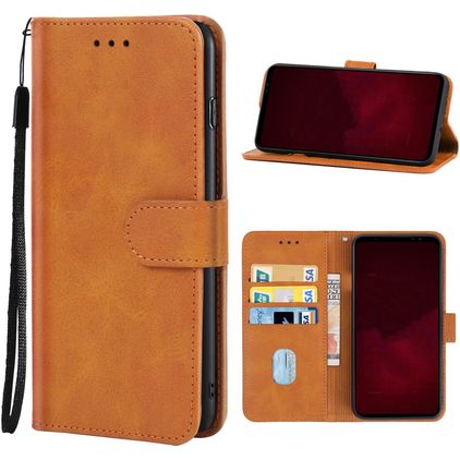 Mobigear Wallet Housse ASUS ROG Phone 6 Pro Etui Porte-Monnaie - Marron