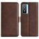 Mobigear Slim Magnet Vivo Y76 Étui Portefeuille - Marron