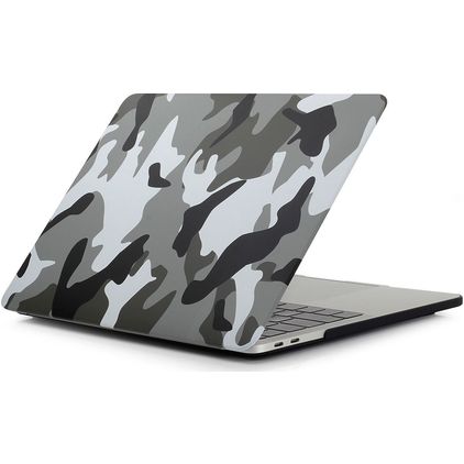 Mobigear Design MacBook Air 13 Pouces (2018-2020) Coque - Urban Camauflage - Model A1932 / A2179 / A2337