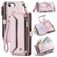 CaseMe C36 Housse iPhone 16e Etui Porte-Monnaie - Rose