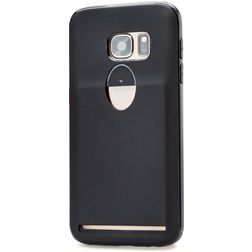 Xccess Matt Card Coque Samsung Galaxy S7 Coque arrière en TPU Souple - Noir