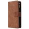 Mobigear Zipper Housse Huawei P40 Etui Porte-Monnaie - Marron