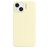 Nudient Base Coque iPhone 14 Coque arrière en Silicone - Pale Yellow