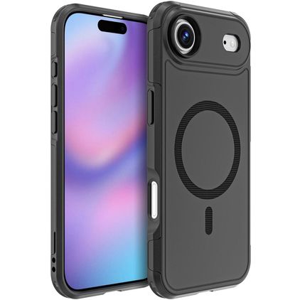 Mobigear Traveller Coque iPhone Air MagSafe Coque arrière Rigide - Noir