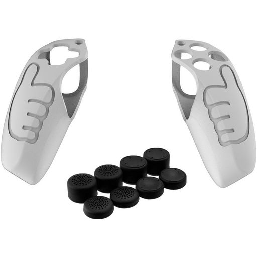 Mobigear Classic Coque Playstation 5 controller Thin Coque en Silicone Souple - Blanc
