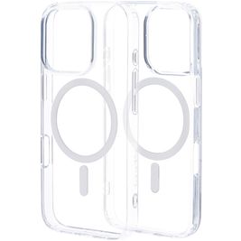 Mobiparts Hardcover Coque Transparente iPhone 16 Pro MagSafe Coque arrière Rigide - Transparent