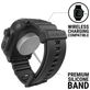 Catalyst Waterproof Case Bracelet Silicone Apple Watch - 45 mm Fermeture boucle ardillon - Noir