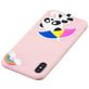 Mobigear Design Coque iPhone XS Max Coque arrière en TPU Souple - Rainbow Panda